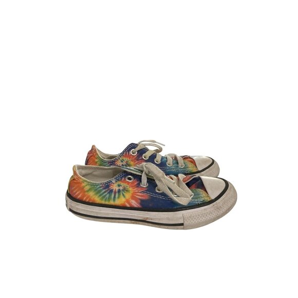 Converse All Star Youth kids  Size 11 Tie-Dye Canvas  Vibrant Colors Shoes - Picture 5 of 8